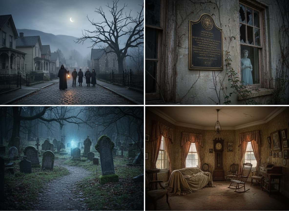 Most Haunted Small Towns in America: Ghost Tours and Paranormal History